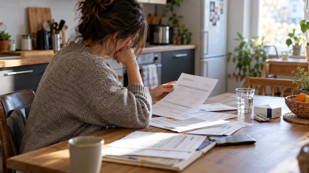 Salarié consultant sa fiche de paie à domicile pendant un arrêt maladie