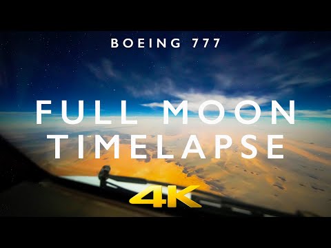 Vidéo de nuit sur le globe filmée par un Boeing 777