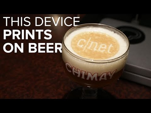 Imprimer dans une bière