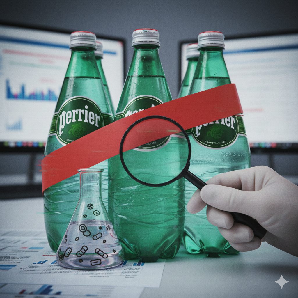 巴黎水Perrier丑闻法国卫生当局扣押近400万瓶矿泉水雀巢食品安全